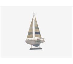 Figura decorativa barco GRETA 43cm