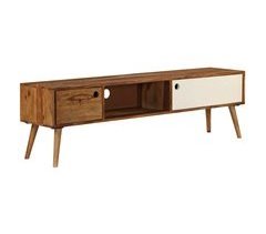 Mueble TV madera maciza de sheesham / 2502071/2