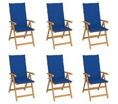 Set 6 sillas de Jardín de Madera