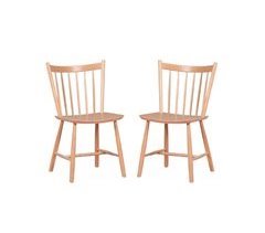 Pack de 2 sillas rústicas en madera - Union