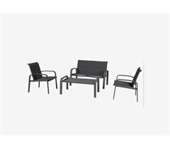ELYN set de jardín mesa y 4 sillas