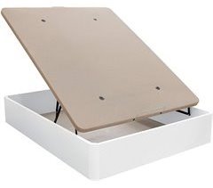 Canapé Abatible de Gran Capacidad Tapa tapizada en 3D Transpirable 90x190