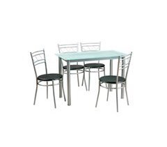 Conjunto de mesa + 4 sillas MILAN 2