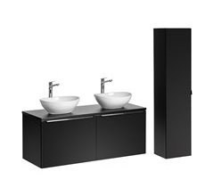 Conjunto mueble doble lavabo y columna Eros 46