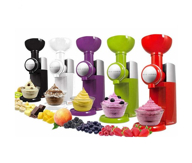 Máquina de helados de frutas congeladas Swirlio Blanco