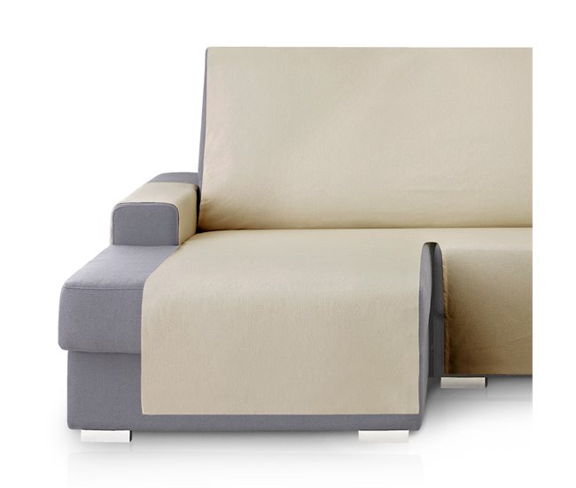 Protector Cubre Sofá Royale Chaise Longue Izquierdo Crudo