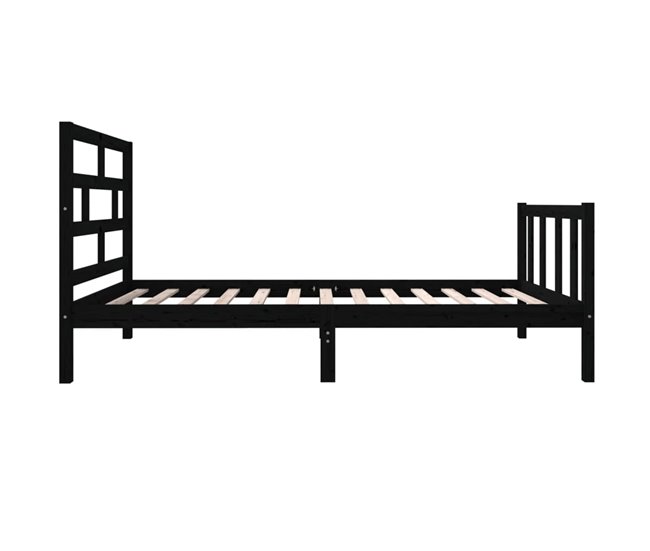 Estructura de cama 100x200 Negro