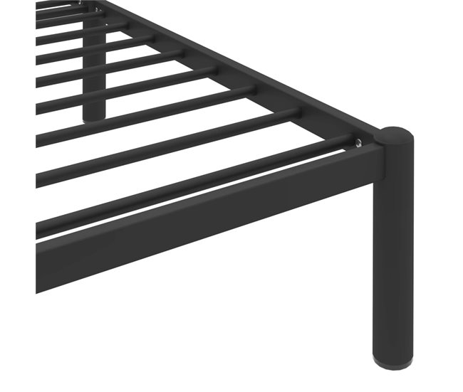 Estructura de cama 140x200 Negro
