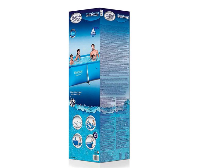 Piscina desmontable Deluxe Splash Frame Pool Bestway 3300L Azul