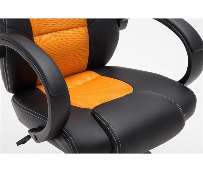 Silla gaming oficina con ruedas cómoda BUR10158 Naranja