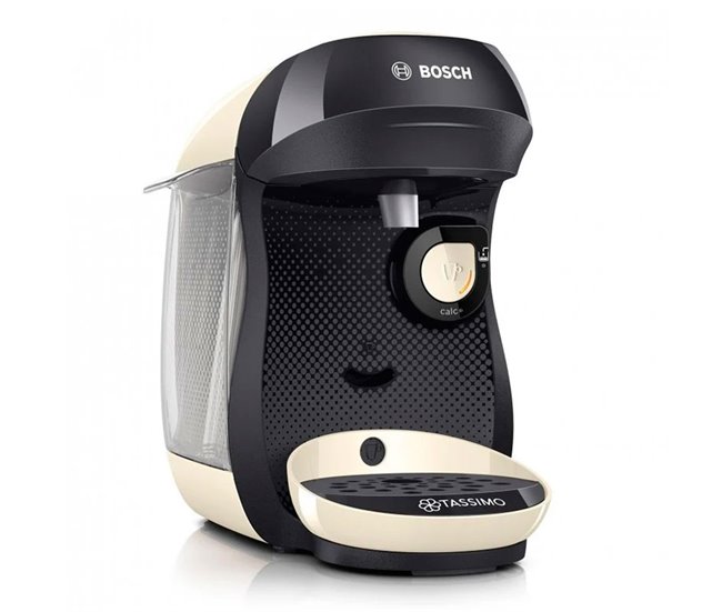 Cafetera multibebida Tassimo Happy Bosch 0,7L con lector de código inteligente Negro