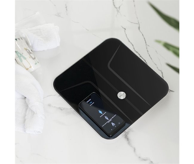 Báscula de baño Surface Precision 9750 Smart Healthy Cecotec Negro