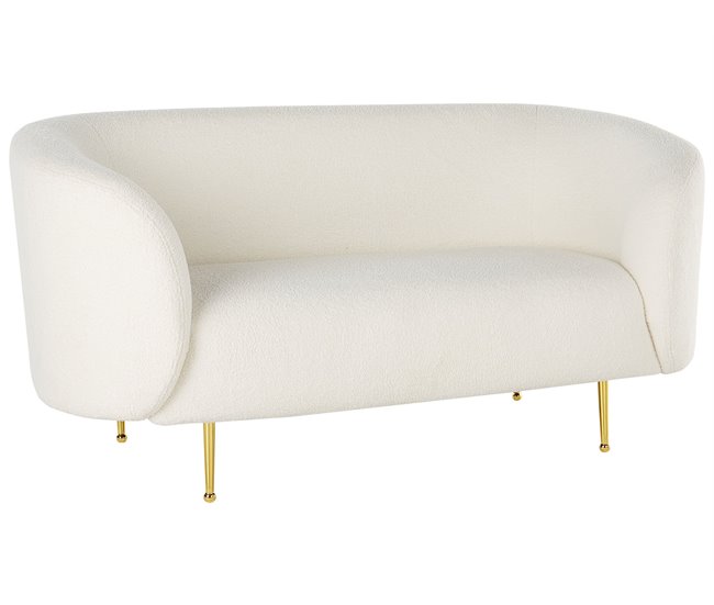 Beliani Conjunto de sofás LOEN Blanco