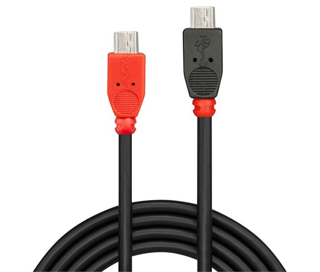 Cable Micro USB 31758 Negro