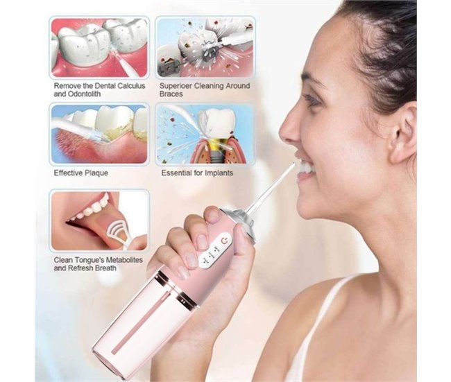 Irrigador dental portátil Blanco