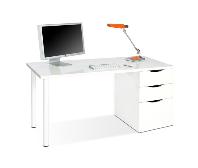 Mesa de escritorio Athena Blanco
