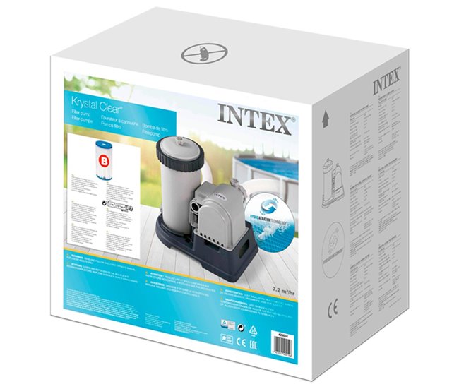 Depuradora cartucho INTEX 9.463 l/h - filtros tipo B Gris