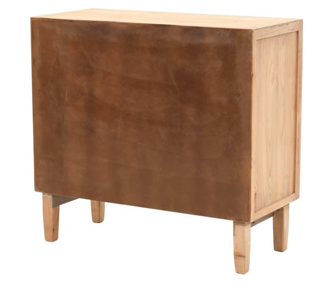 Aparador mueble de cajones de madera maciza de abeto 4402188 Marron