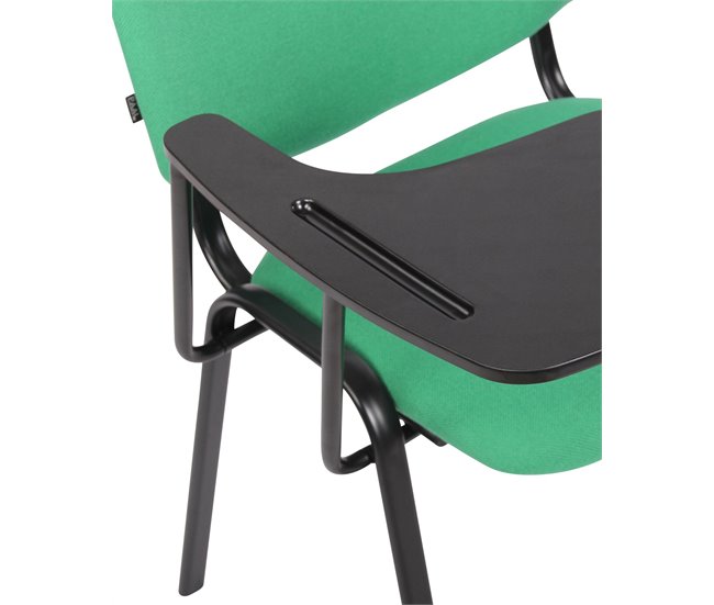 silla conferencia Ken con mesa plegable & en tela Verde