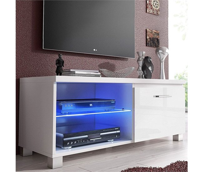 Mueble de TV LED 100 Blanco