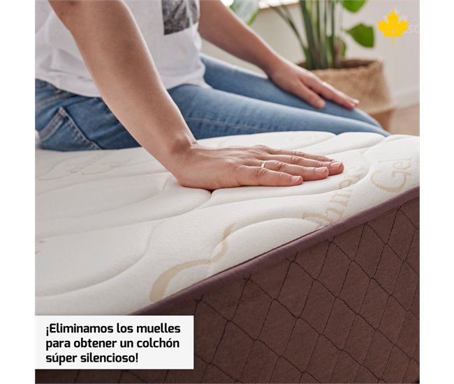 Pack Colchon + Canape Abatible Descansin | Gran Almacenaje 