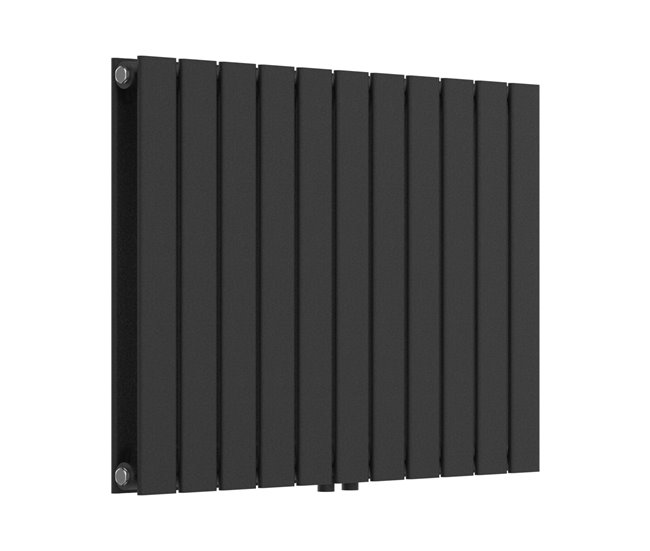 Radiador de panel Nore de Diseño doble capa plano acero Blanco