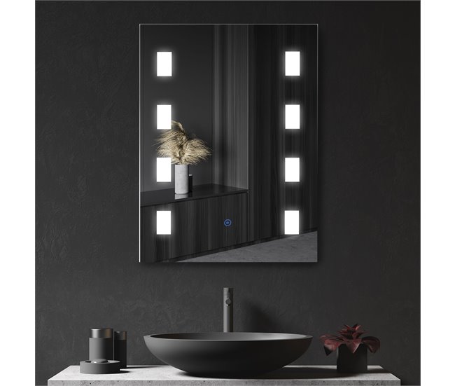 Espejo de Baño kleankin 834-033V01 Plata