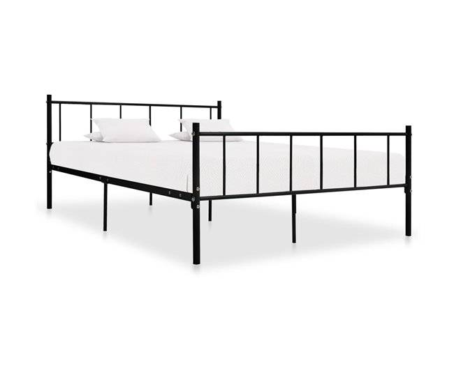 Estructura de cama 180x200 Negro