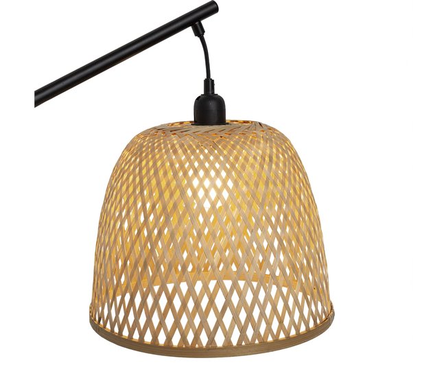 Lámpara de pie Umiko de Bambú Amarillo