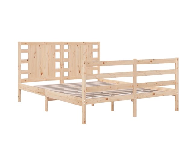 Estructura de cama 150x200 Natural