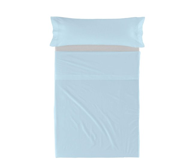 Basic Juego de sábana Azul 