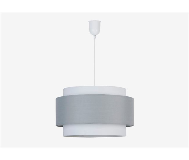 Lámpara de techo MANOR gris y blanco Blanco/ Gris