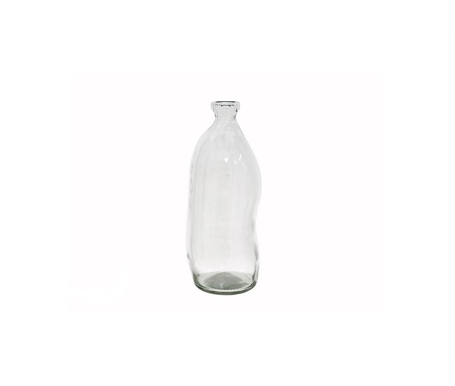 Botella deco cristal NILO 14,5X14,5X35 cm Transparente