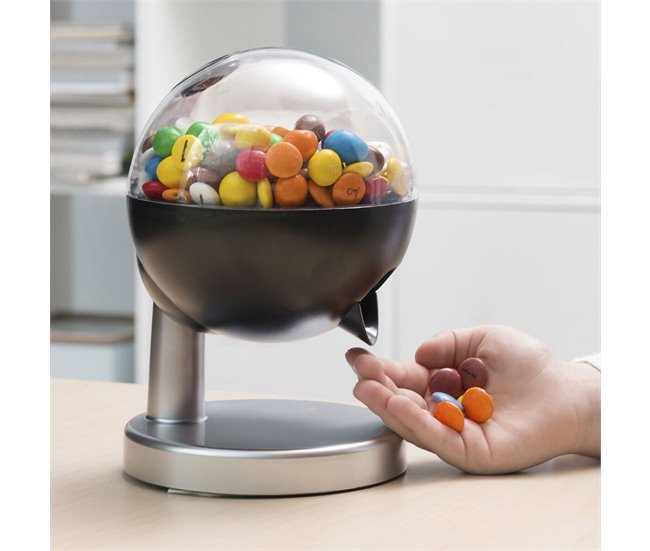 Mini Dispensador Automático de Caramelos y Frutos Secos IG11396 Negro