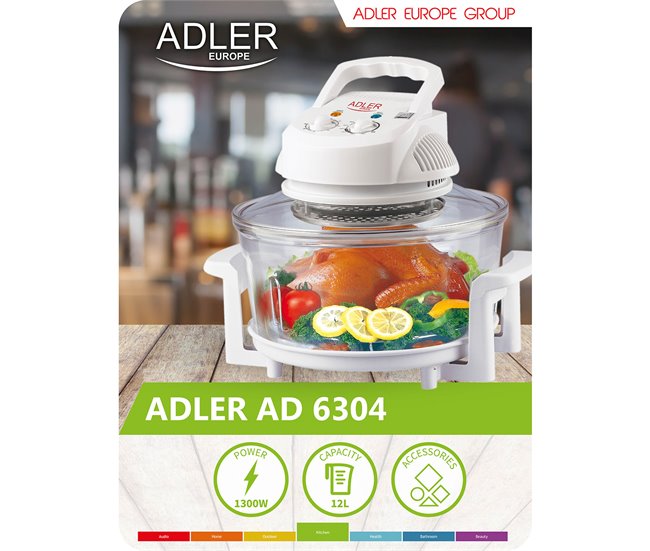 Mini horno Adler AD6304 Transparente