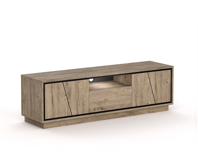 Mueble tv 190cm color roble HELSINKI Madera