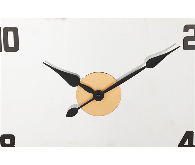 Reloj Metal Adda Home Blanco/ Negro