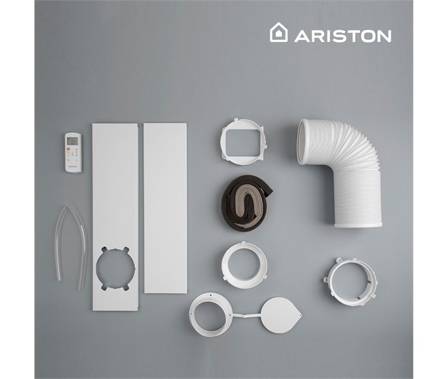 Aire acondicionado portatil, Ariston, Mobis 9000, Clase Energetica A Blanco Lacado