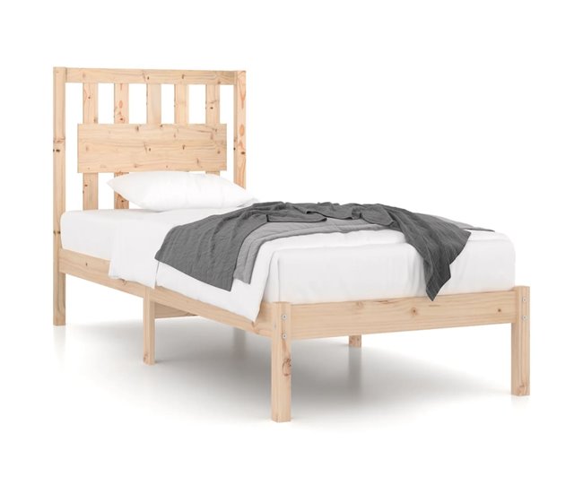 Estructura de cama 90x190 Marron Claro