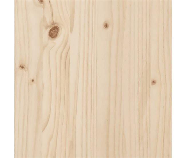 Juego de muebles de jardín 6 piezas madera maciza de pino Pino