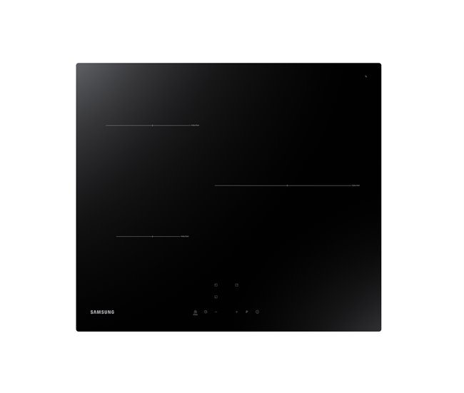 Placa inducción SAMSUNG NZ63T3706A1/UR. 3 Zonas. 59 cm. negro. Negro