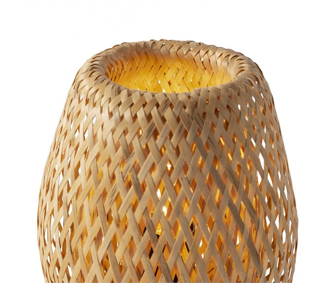 Lámpara de mesita Tara de Bambú Amarillo