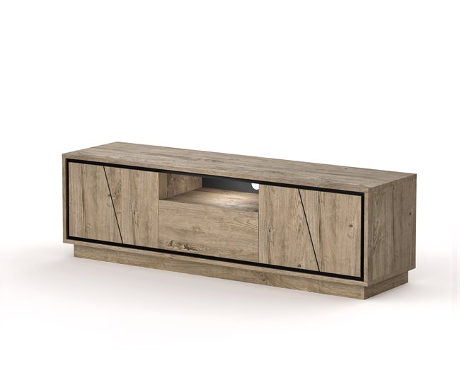 Mueble tv 190cm color roble HELSINKI Madera