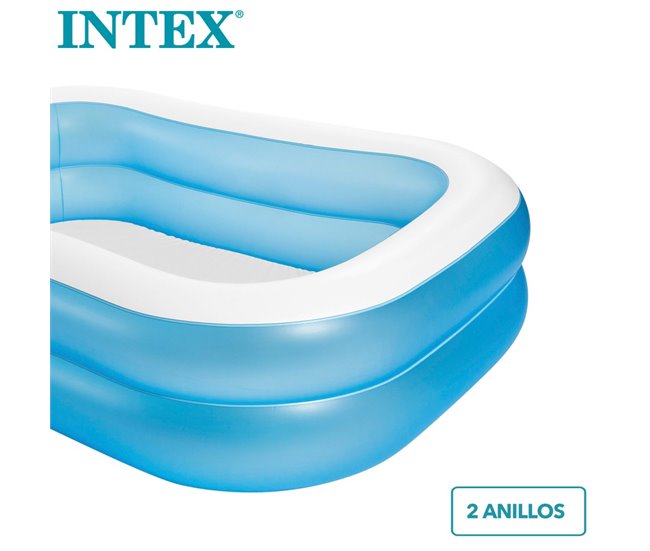 Piscina familiar hinchable INTEX Azul