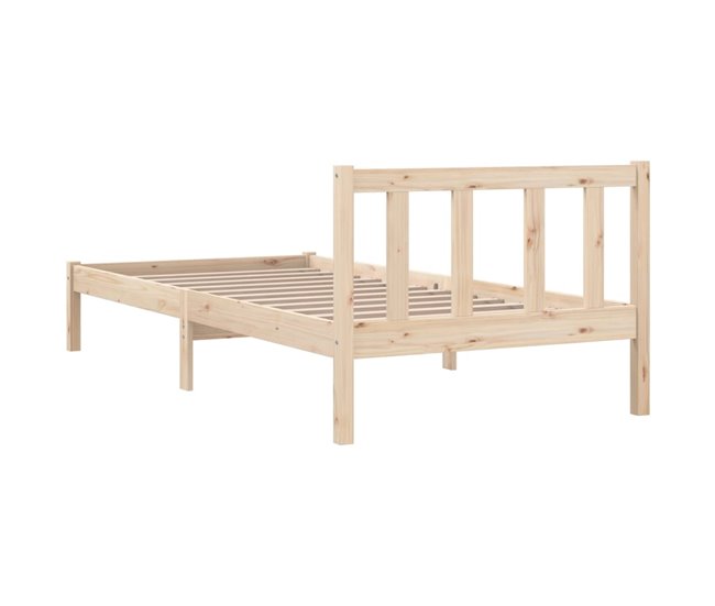 Estructura de cama 75x190 Madera