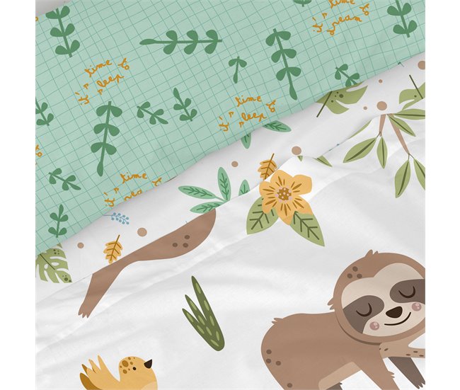 Happy sloth Juego de sábana 