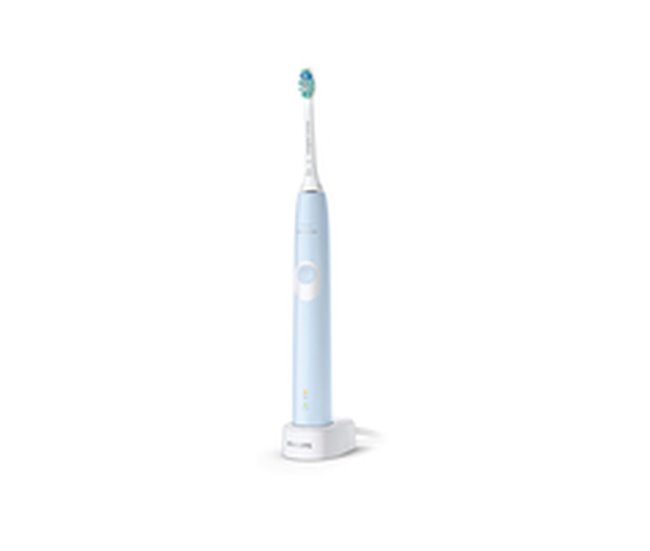 Cepillo de Dientes Eléctrico Cepillo dental eléctrico sónico con sensor de presión incorporado Azul