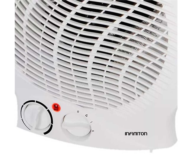 Calefactor-ventilador vertical Infiniton HBS-200C - 2000W Blanco/ Gris