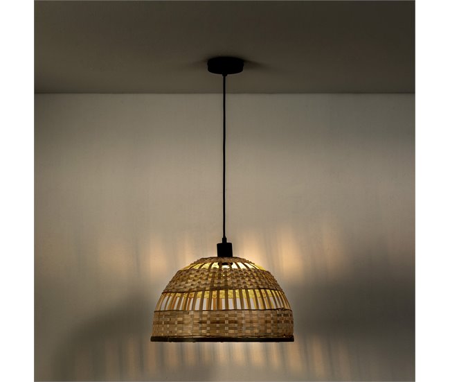 Lámpara de techo Suyen de Bambú Amarillo