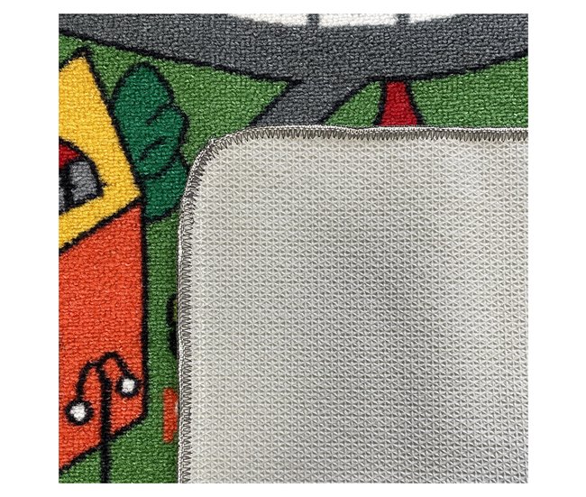 Acomoda Textil – Alfombra Infantil Ciudad Carretera para Jugar. 160x240 Gris